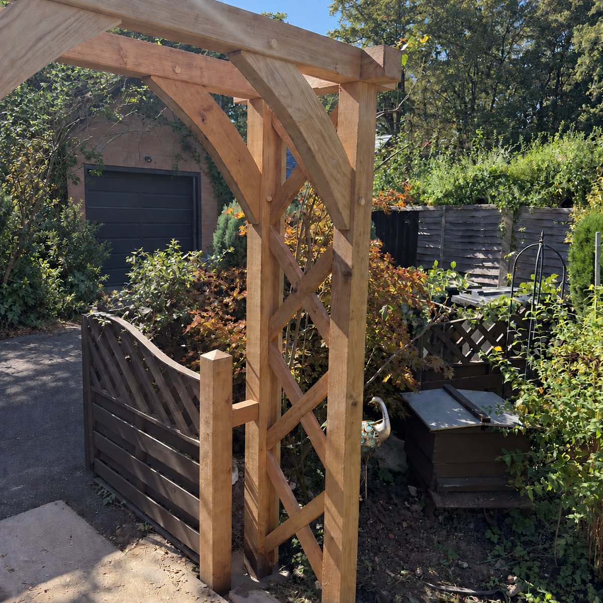 Solid Oak Arch
