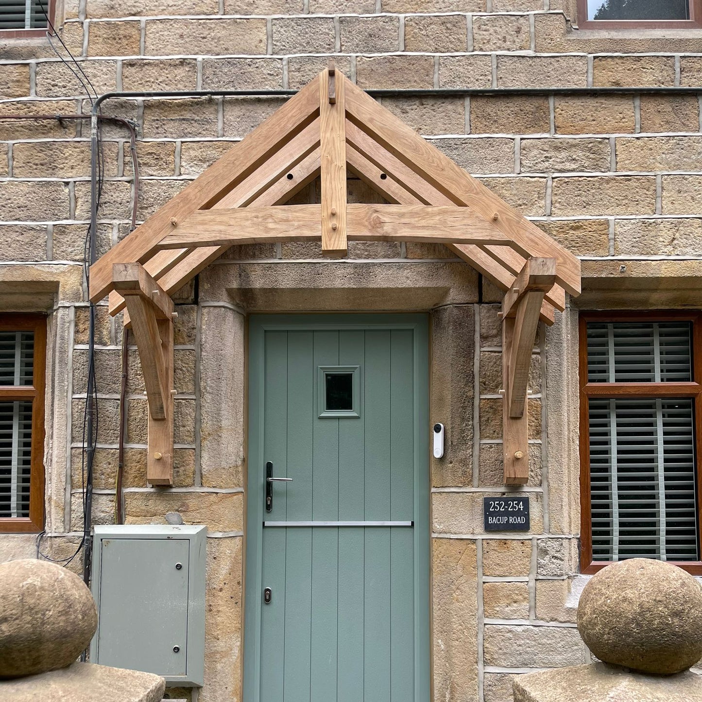 Solid Oak Bluebell Wall Plated Porch kit