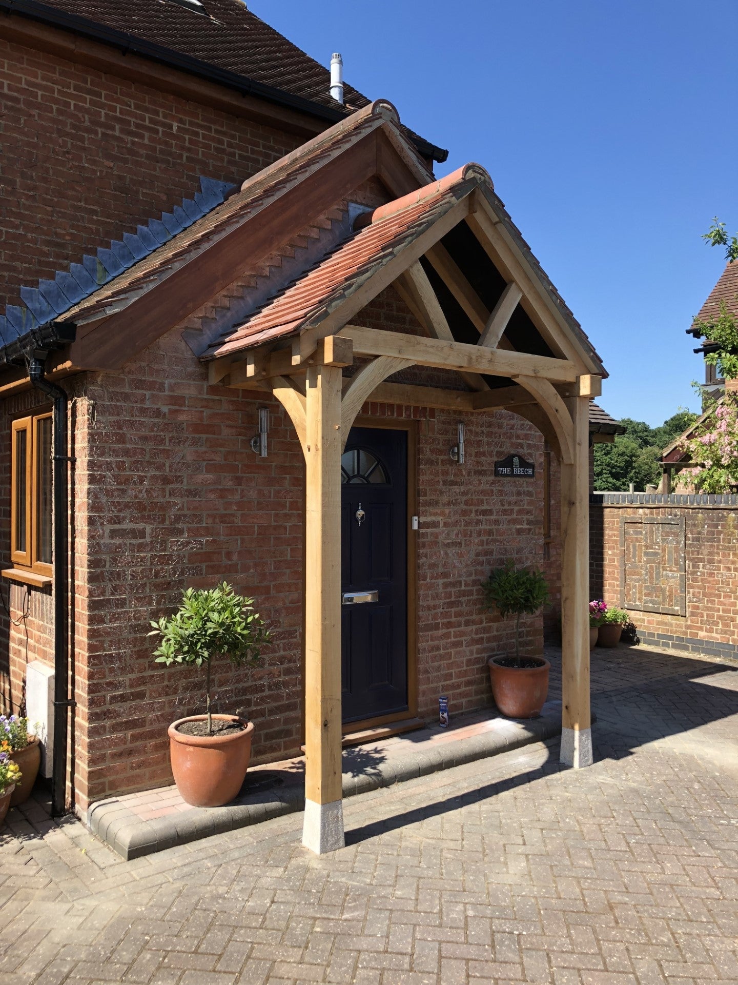 Solid Oak Heather Porch kit
