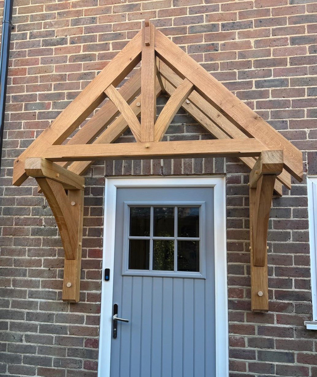 Solid Oak Lavender Wall Plated Porch kit