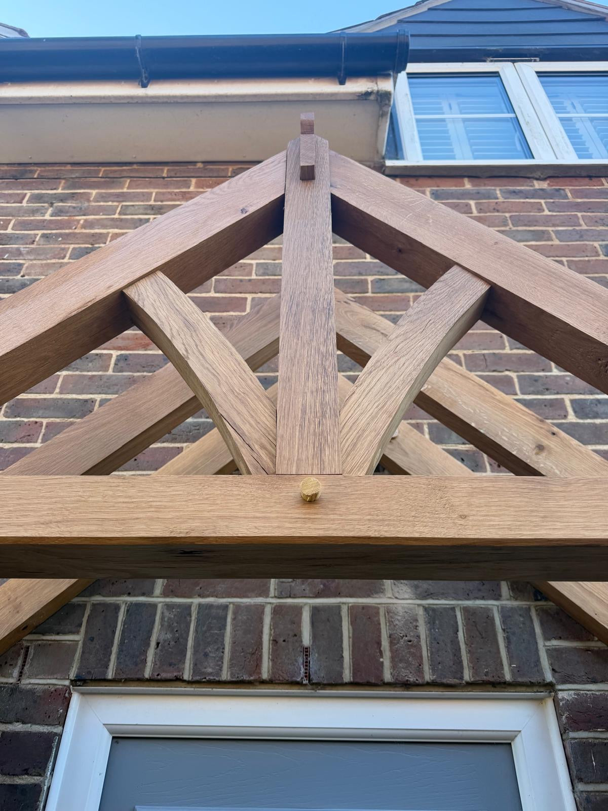 Solid Oak Lavender Wall Plated Porch kit