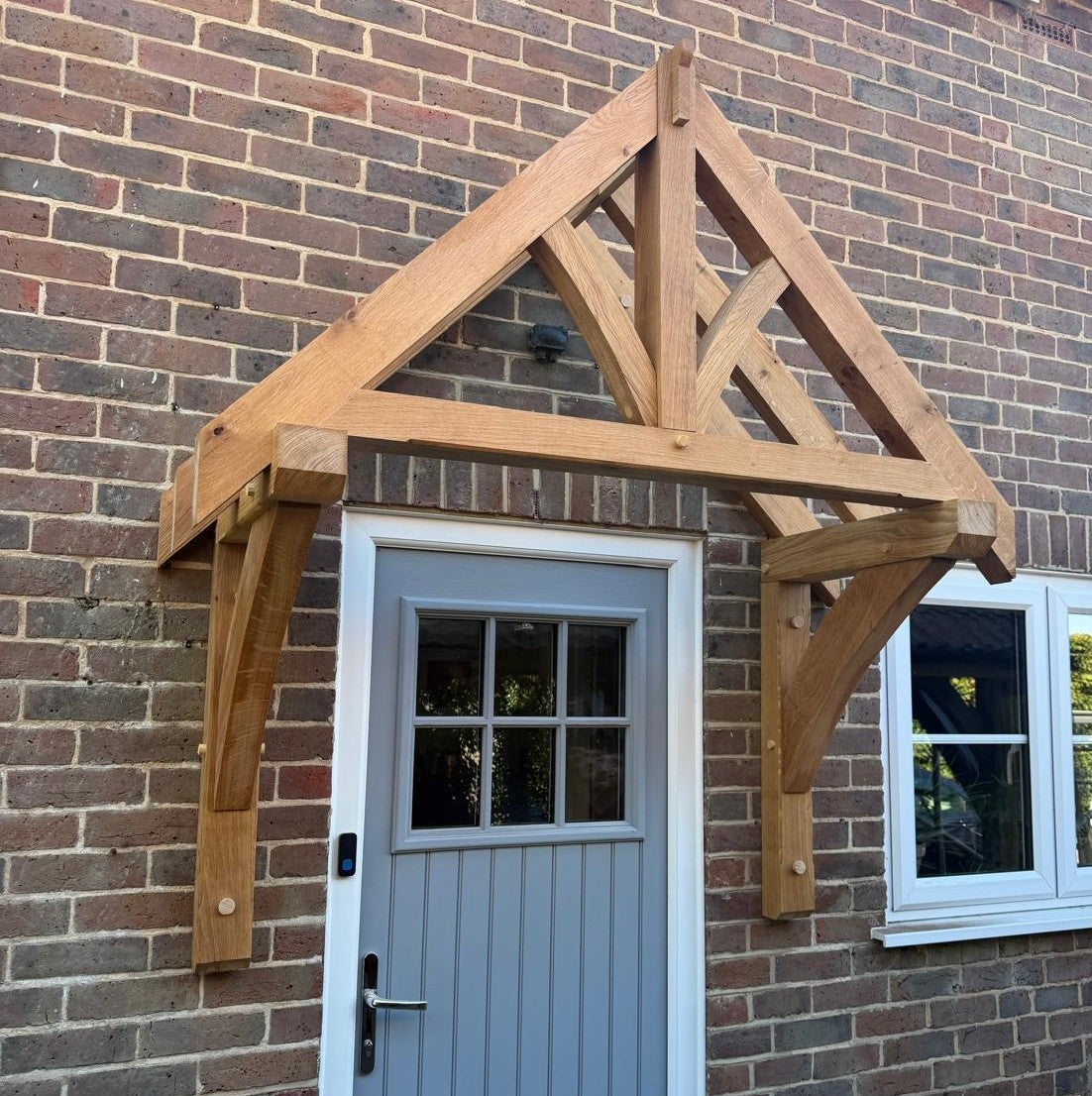 Solid Oak Lavender Wall Plated Porch kit