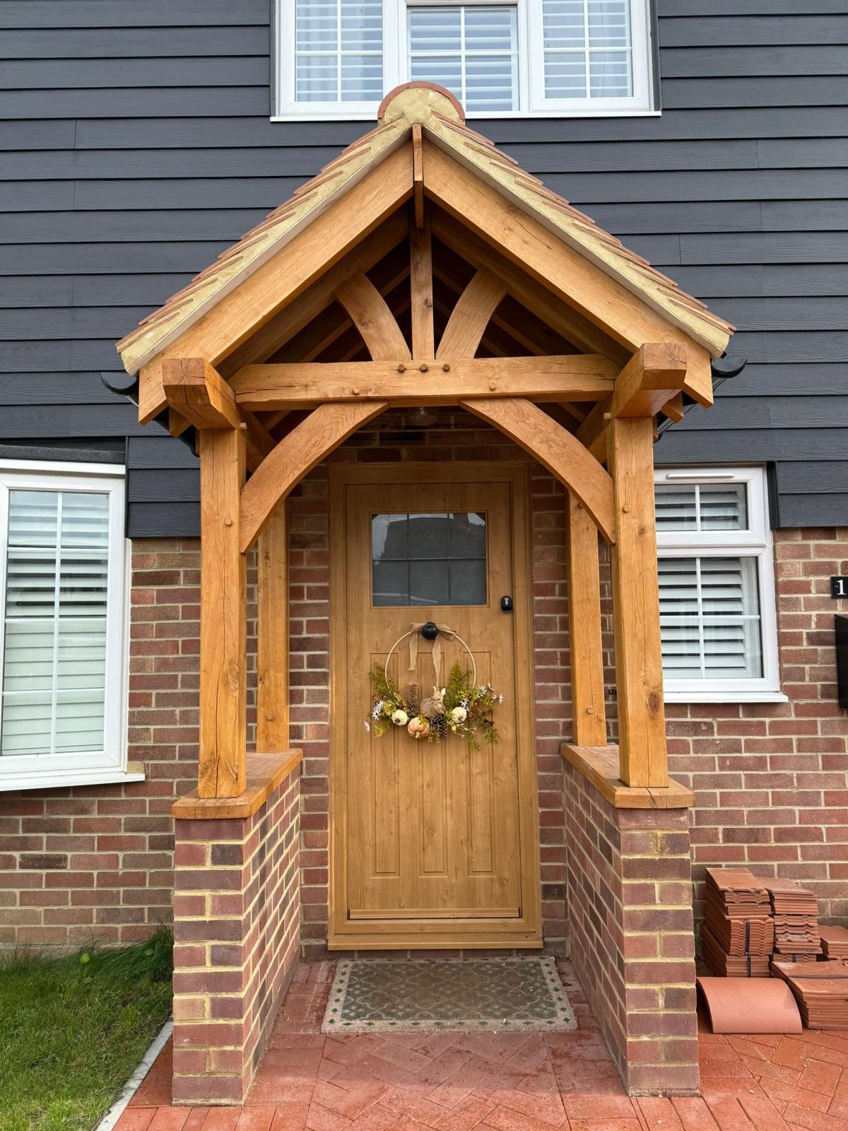 Solid Oak Ivy Porch kit