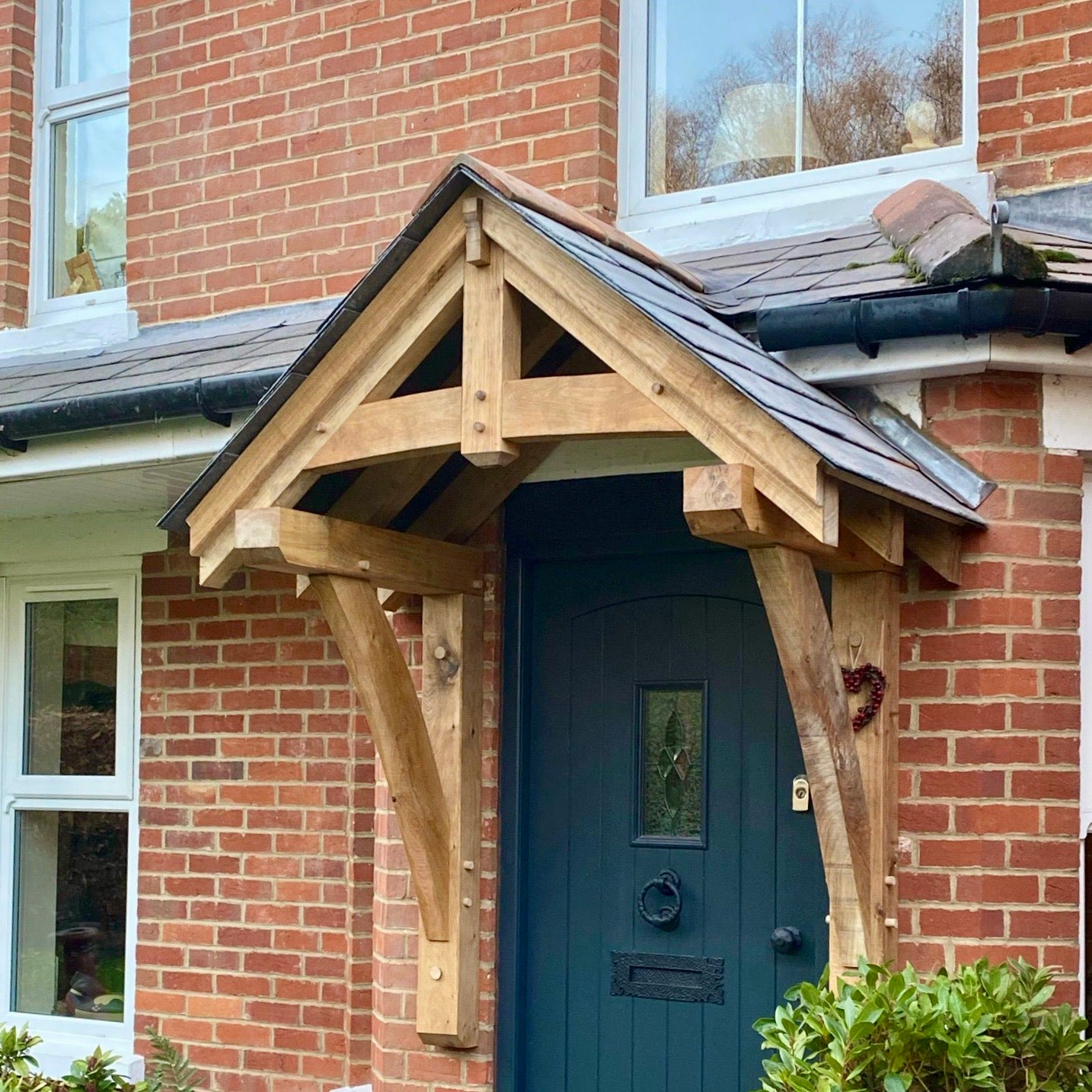 Solid Oak Bluebell Wall Plated Porch kit