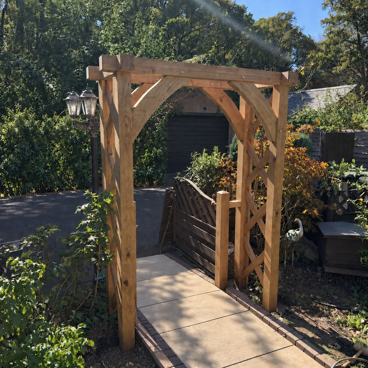 Solid Oak Arch