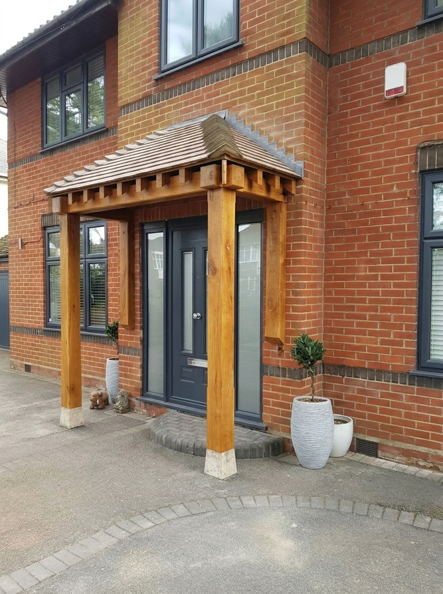 Solid Oak Fenton Porch kit