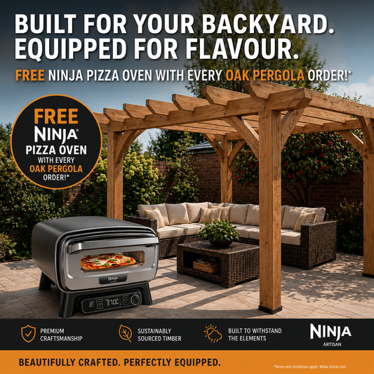 Solid Oak Timeless Pergola