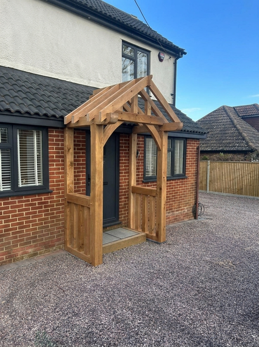 Solid Oak Tulip Porch