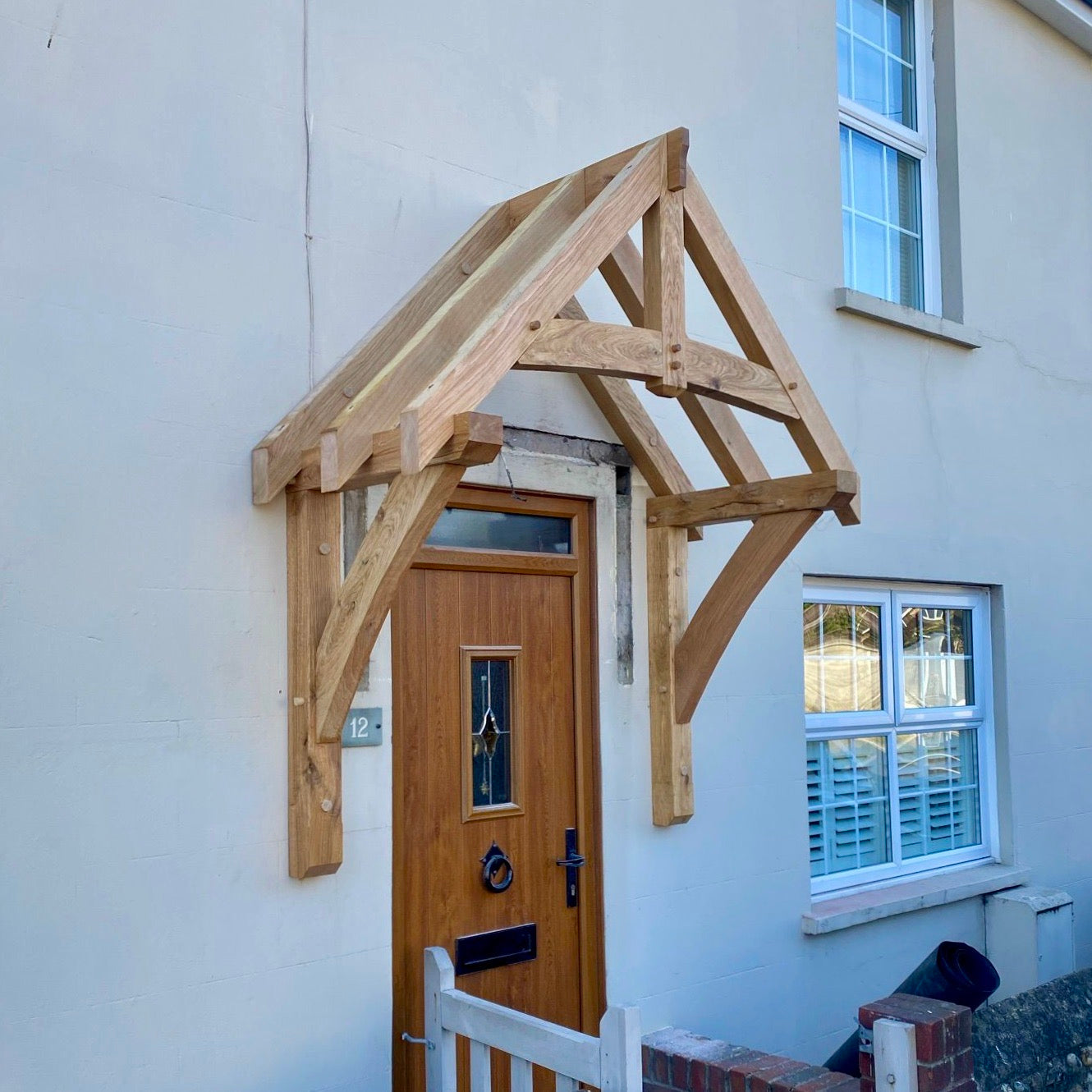 Solid Oak Bluebell Wall Plated Porch kit