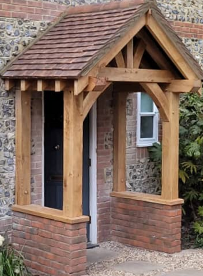 Solid Oak Ivy Porch kit