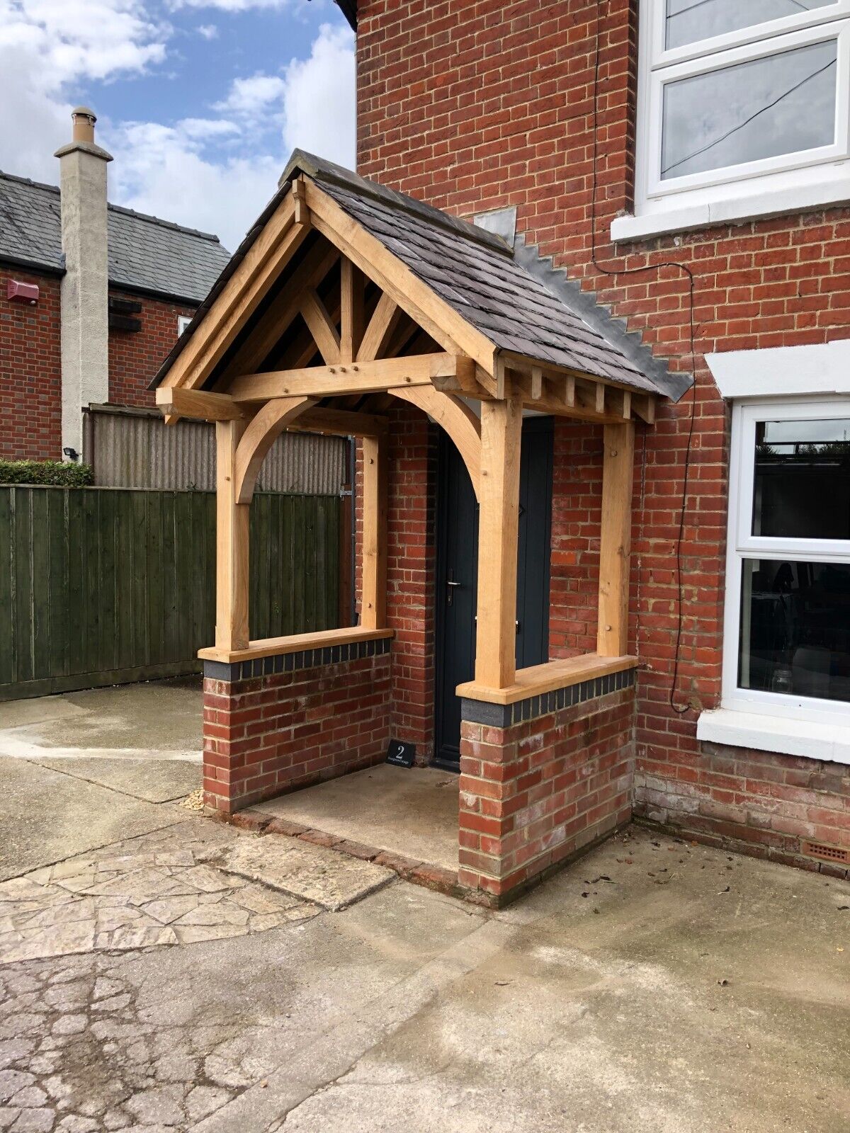 Solid Oak Ivy Porch kit