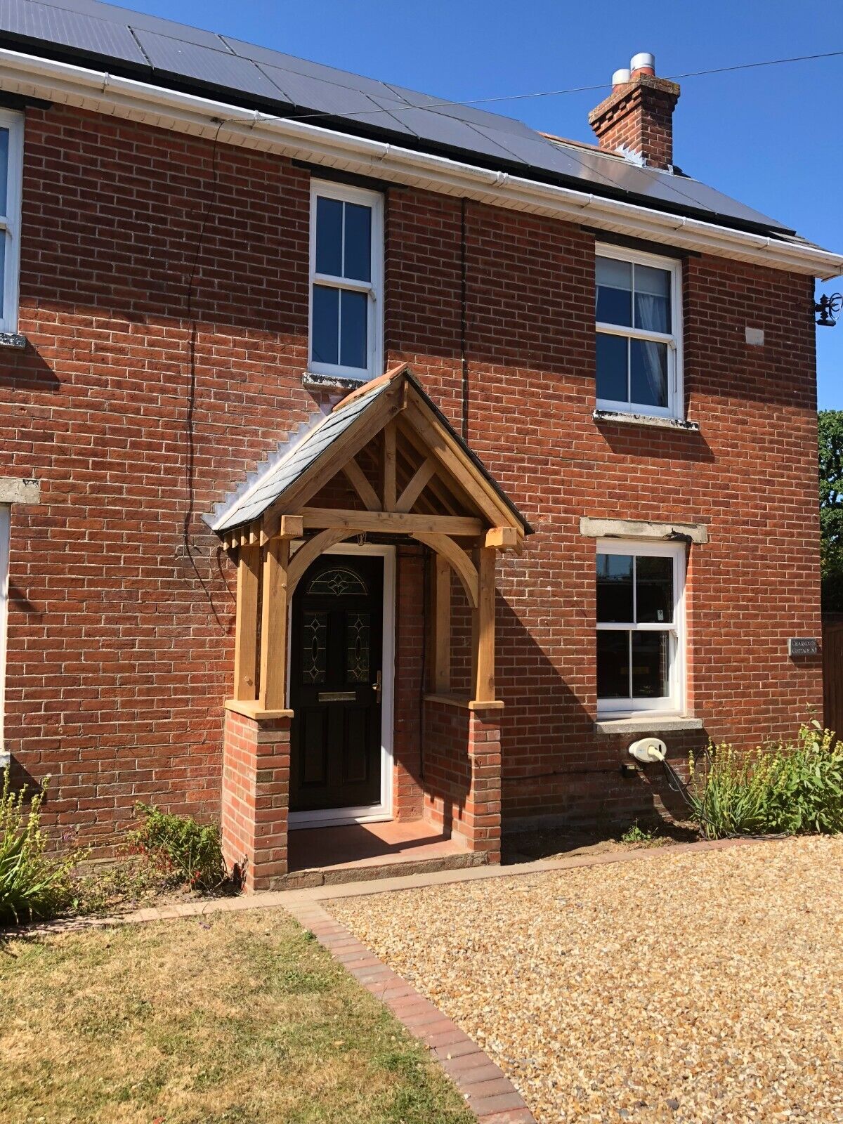 Solid Oak Ivy Porch kit