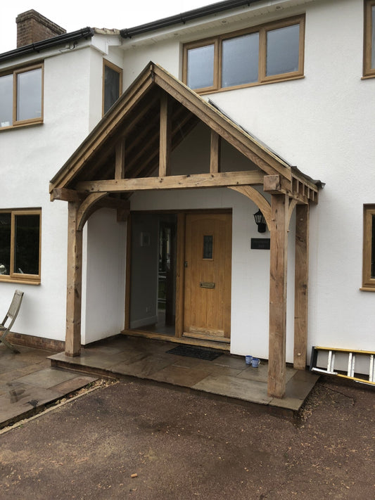 Solid Oak Tulip Porch